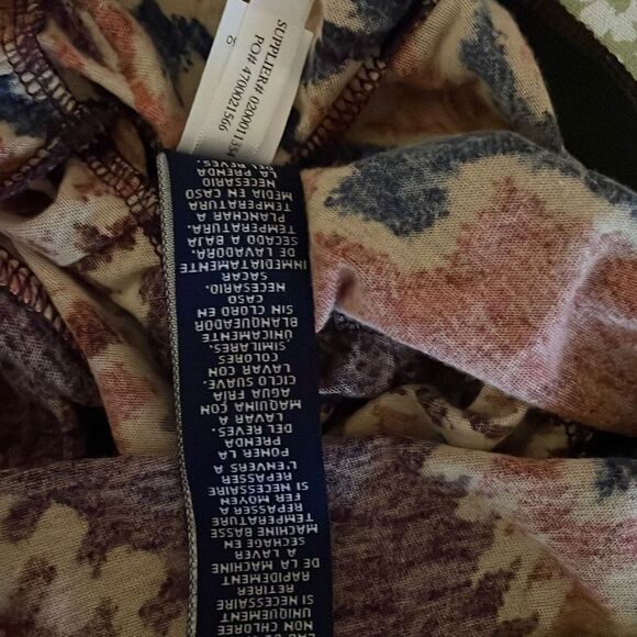 Chaps Rust Tiered Skirt - PM - Picture 4 of 5